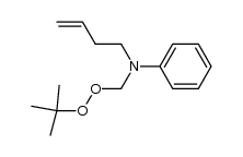 N-(but-3-en-1-yl)-N-((tert-butylperoxy)methyl)aniline结构式