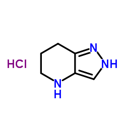 4,5,6,7-Tetrahydro-2H-pyrazolo[4,3-b]pyridine hydrochloride structure