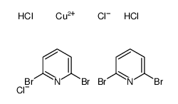 copper,2,6-dibromopyridine,hydron,tetrachloride结构式