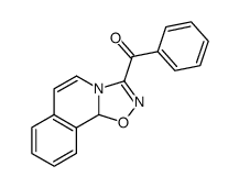 (10bH-[1,2,4]oxadiazolo[5,4-a]isoquinolin-3-yl)(phenyl)methanone结构式