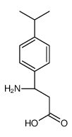 (3R)-3-amino-3-(4-propan-2-ylphenyl)propanoic acid Structure