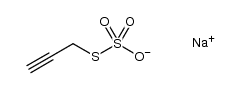 sodium propargylthiosulfate结构式