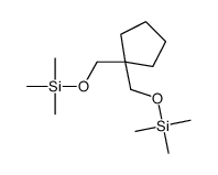 trimethyl-[[1-(trimethylsilyloxymethyl)cyclopentyl]methoxy]silane结构式