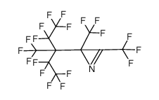 Perfluoro[2,3-dimethyl-2-(3-methylpentan-3-yl)]-2H-azirine结构式