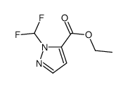 ethyl 1-(difluoromethyl)-1H-pyrazole-5-carboxylate Structure