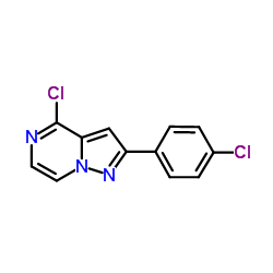 4-Chloro-2-(4-chlorophenyl)pyrazolo[1,5-a]pyrazine Structure