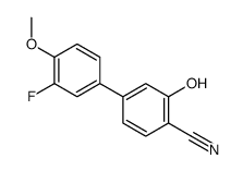 4-(3-fluoro-4-methoxyphenyl)-2-hydroxybenzonitrile Structure