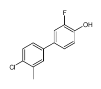 4-(4-chloro-3-methylphenyl)-2-fluorophenol结构式