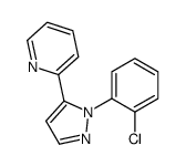 2-(1-(2-CHLOROPHENYL)-1H-PYRAZOL-5-YL)PYRIDINE结构式