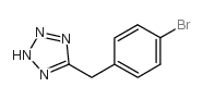 5-(4-溴苄基)-2H-四唑结构式