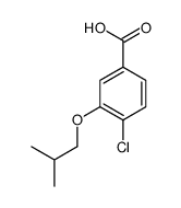 4-chloro-3-(2-methylpropoxy)benzoic acid结构式