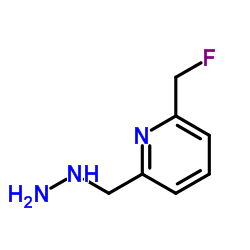 2-(Fluoromethyl)-6-(hydrazinomethyl)pyridine结构式