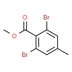 2,6-Dibromo-4-methylbenzoic acid methyl ester结构式