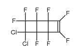 7,7-dichlorooctafluoro-anti-tricyclo[4.2.0.02,5]oct-3-ene结构式