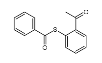 S-(2-acetophenyl) benzothioate结构式