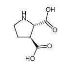 2,3-Pyrrolidinedicarboxylicacid,(2R,3R)-rel-(9CI) structure