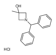 1-(diphenylmethyl)-3-methylazetidin-3-ol hydrochloride structure