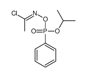 (1Z)-N-[phenyl(propan-2-yloxy)phosphoryl]oxyethanimidoyl chloride结构式