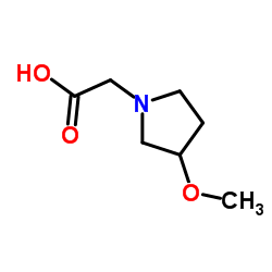 (3-Methoxy-1-pyrrolidinyl)acetic acid Structure