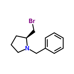 (2S)-1-Benzyl-2-(bromomethyl)pyrrolidine结构式