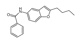 2-(2-n-butyl-benzofuran-5-yl)-benzamide结构式