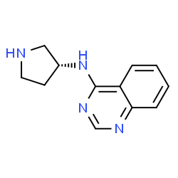N-[(3R)-Pyrrolidin-3-yl]quinazolin-4-amine structure