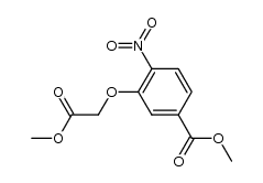 methyl 3-(2-methoxy-2-oxo-ethoxy)-4-nitrobenzoate结构式