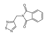 2-(1,2,5-thiadiazol-3-ylmethyl)isoindole-1,3-dione结构式