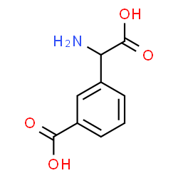 (R)-2-Amino-2-(3-carboxyphenyl)acetic acid结构式