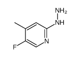 (5-fluoro-4-methylpyridin-2-yl)hydrazine结构式
