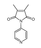 3,4-dimethyl-1-(pyridin-4-yl)-1H-pyrrole-2,5-dione结构式