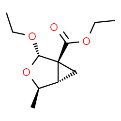 3-Oxabicyclo[3.1.0]hexane-1-carboxylicacid,2-ethoxy-4-methyl-,ethylester,(1alpha,2bta,4alpha,5alpha)-(9CI)结构式