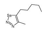 4-methyl-5-pentylselenadiazole结构式