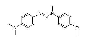 1-<4-(dimethylamino)phenyl>-3-(4-methoxyphenyl)-3-methyltriazene结构式