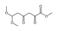 methyl 6,6-dimethoxy-2,4-dioxohexanoate Structure