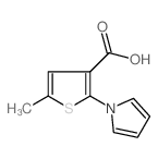 5-METHYL-2-(1H-PYRROL-1-YL)THIOPHENE-3-CARBOXYLIC ACID structure