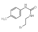 Urea,N-(2-bromoethyl)-N'-(4-methylphenyl)-结构式