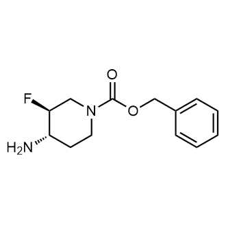 Benzyl (3S,4S)-4-amino-3-fluoropiperidine-1-carboxylate Structure