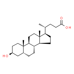 Isolithocholic acid结构式