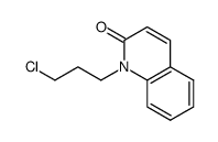 2(1H)-Quinolinone,1-(3-chloropropyl)-(9CI) structure