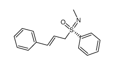cinnamyl(methylimino)(phenyl)-6-sulfanone结构式
