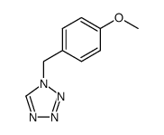 1-(4-methoxyphenylmethyl)tetrazole structure