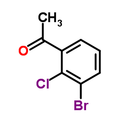 1-(3-Bromo-2-chlorophenyl)ethanone Structure