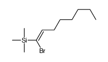 1-bromooct-1-enyl(trimethyl)silane结构式