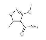 4-Isoxazolecarboxamide,3-methoxy-5-methyl-(8CI)结构式