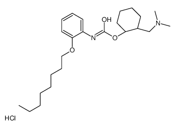 [(1R,2S)-2-[(dimethylamino)methyl]cyclohexyl] N-(2-octoxyphenyl)carbamate,hydrochloride结构式