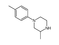 Piperazine, 3-methyl-1-(4-methylphenyl)- (9CI) structure