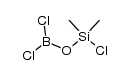 chloro-dichloroboranyloxy-dimethyl-silane Structure