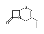 (6R)-3-ethenyl-5-thia-1-azabicyclo[4.2.0]oct-3-en-8-one结构式
