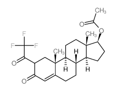 [(8S,9S,10R,13S,14S,17S)-10,13-dimethyl-3-oxo-2-(2,2,2-trifluoroacetyl)-1,2,6,7,8,9,11,12,14,15,16,17-dodecahydrocyclopenta[a]phenanthren-17-yl] acetate picture